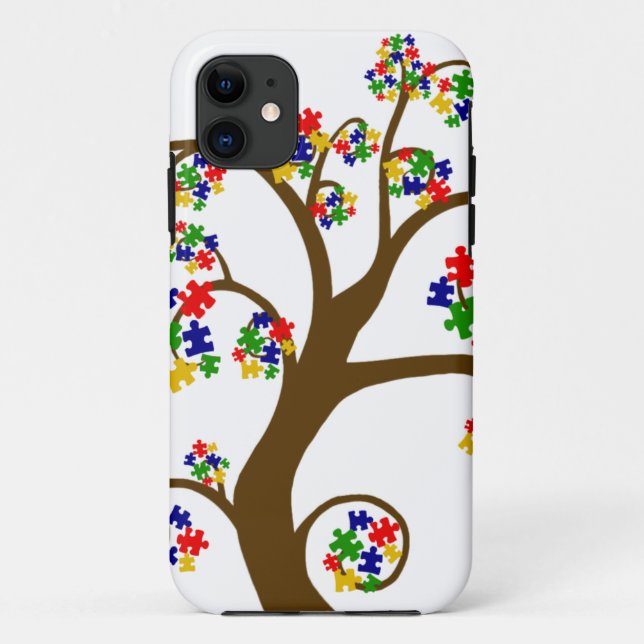 Autism Tree of Life iPhone Case (Back)