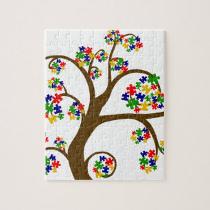 Autism Tree of Life Jigsaw Puzzle