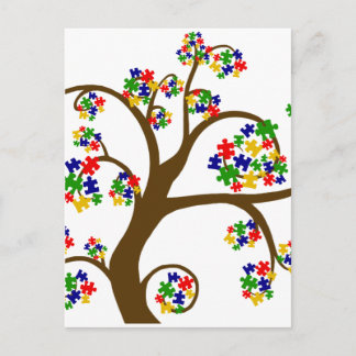 Autism Tree of Life Postcard