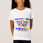 Autism Tribal Ribbon Brother T-Shirt