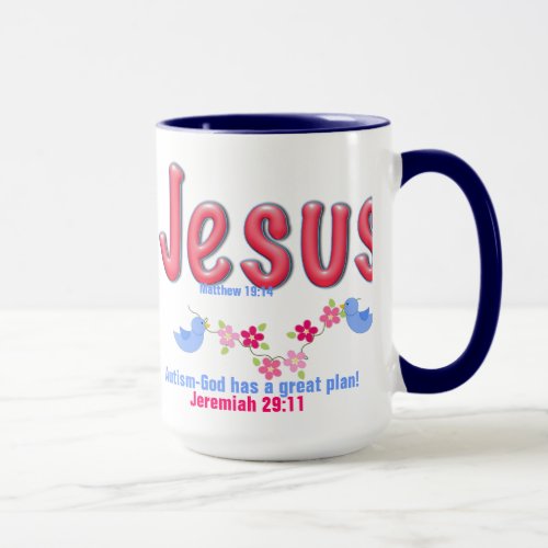 Autism Trust Jesus Ringer Mug