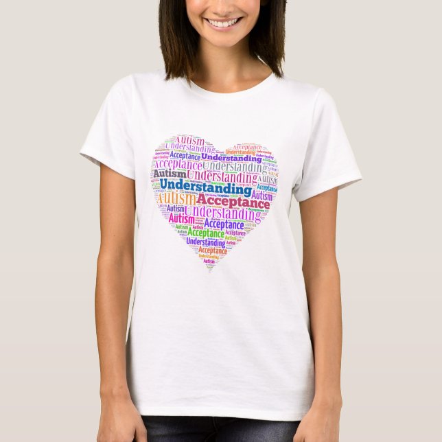 Autism Understanding Acceptance Products T-Shirt (Front)
