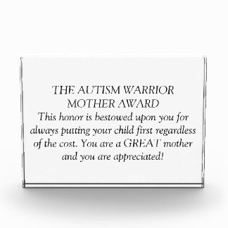 Autism Warrior Mother Award