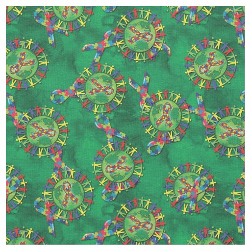 Autism World Awareness Fabric