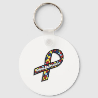 AutismRibbon Keychain