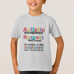Autistic Acceptance Respect Not Cure T-Shirt