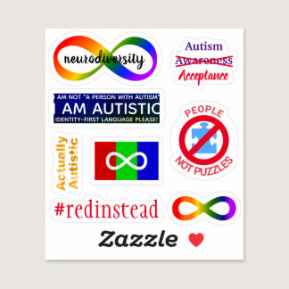 Autistic Activist sticker set