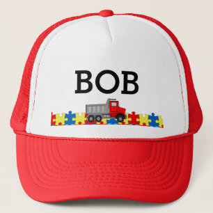 Autistic Adult Hat with NAME Baseball Cap