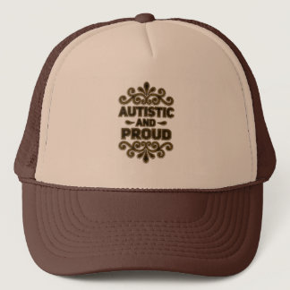 Autistic and Proud Vintage Trucker Hat