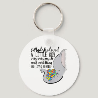 Autistic | And She Loved A Little Boy Very Much Keychain
