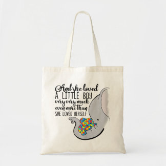 Autistic | And She Loved A Little Boy Very Much Tote Bag