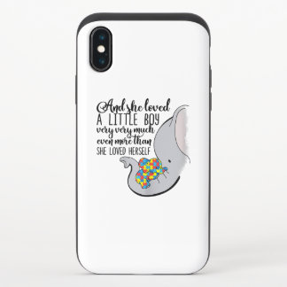 Autistic | And She Loved A Little Boy Very Much iPhone X Slider Case