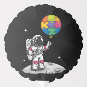 Autistic Astronaut Balloon Space Autism Awareness