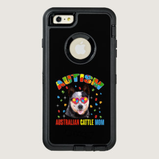 Autistic | Australian Cattle Mom Puzzle Piece OtterBox Defender iPhone Case