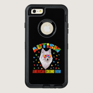 Autistic | Autism American Eskimo Mom Puzzle Piece OtterBox Defender iPhone Case