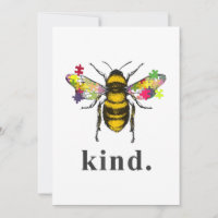 Autistic | Autism Be Kind Beekeeper Puzzle Piece