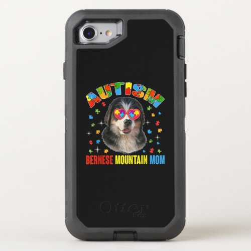 Autistic  Autism Bernese Mountain Dog Mom Puzzle OtterBox Defender iPhone SE87 Case