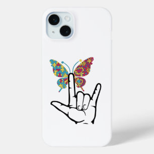 Autistic Autism Butterfly Autism Awareness iPhone 15 Plus Case