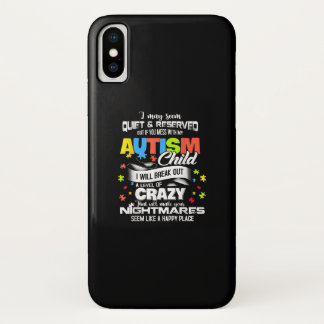 Autistic | Autism Child I Will Break Out A Level iPhone X Case