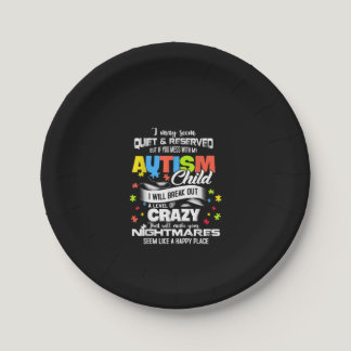 Autistic | Autism Child I Will Break Out A Level Paper Plates