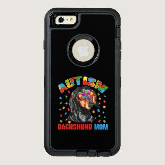 Autistic | Autism Dachshund Dog Mom Puzzle Piece OtterBox Defender iPhone Case