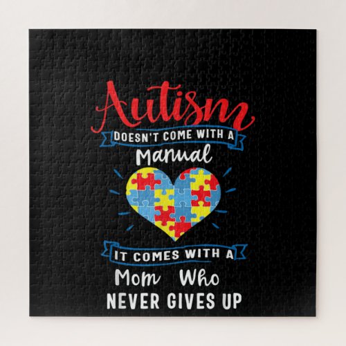 Autistic  Autism Doesnt Come With A Manual Jigsaw Puzzle