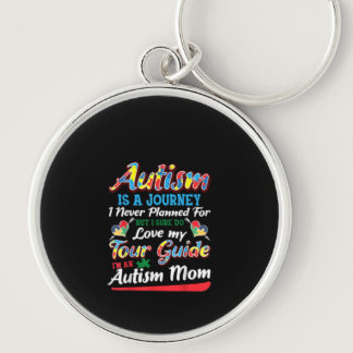 Autistic | Autism Is A Journey I Never Planner Keychain