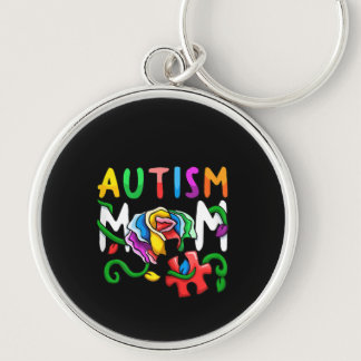 Autistic | Autism Mom Autism Awareness Day Keychain