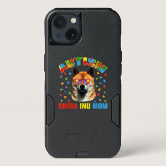 Autistic | Autism Shiba Inu Mom Puzzle Piece iPhone 13 Case