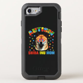 Autistic | Autism Shiba Inu Mom Puzzle Piece OtterBox Defender iPhone SE/8/7 Case