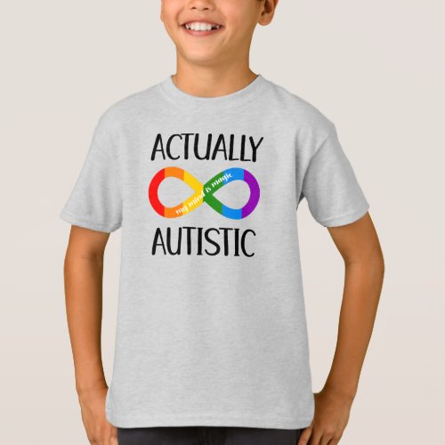 Autistic Basic Hanes Tagless ComfortSoft T_Shirt