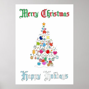 Autistic Christmas Poster