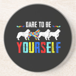 Autistic | Dare To Be Different Bernese Mountain Coaster