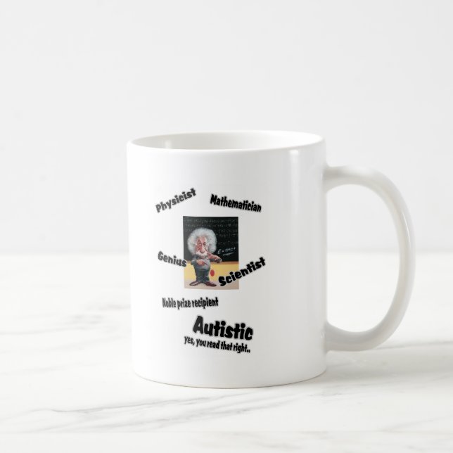 Autistic Einstien Coffee Mug (Right)