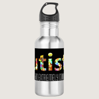 Autistic & Extremely Cool, ASD/ Autism Stainless Steel Water Bottle