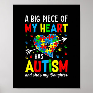 Autistic Girl Piece My Heart Has Autism She's My Poster