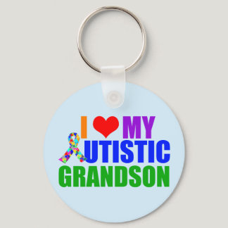 Autistic Grandson Keychain