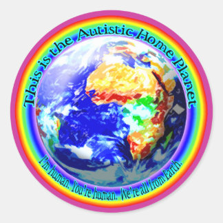 Autistic Home Planet Stickers