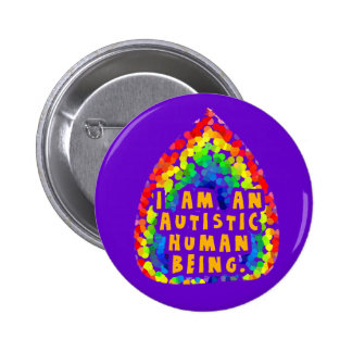 Autistic Human Being Buttons