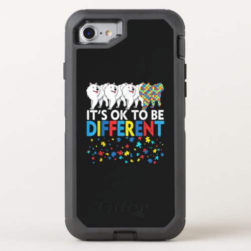 Autistic  Its Ok To Be Different American Eskimo OtterBox Defender iPhone SE87 Case
