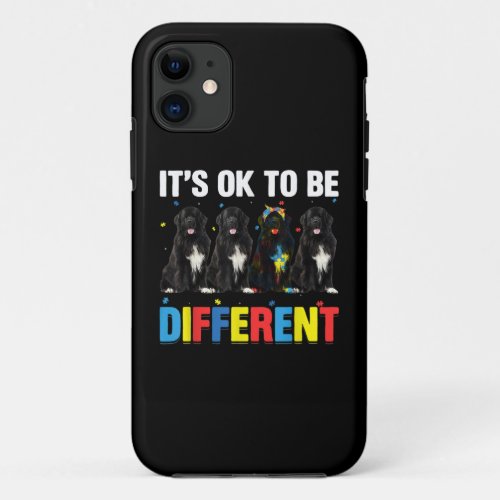 Autistic Its Ok To Be Different Newfoundland Mom iPhone 11 Case