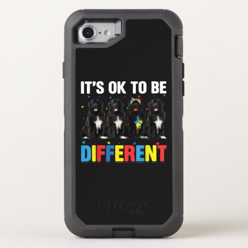 Autistic Its Ok To Be Different Newfoundland Mom OtterBox Defender iPhone SE87 Case