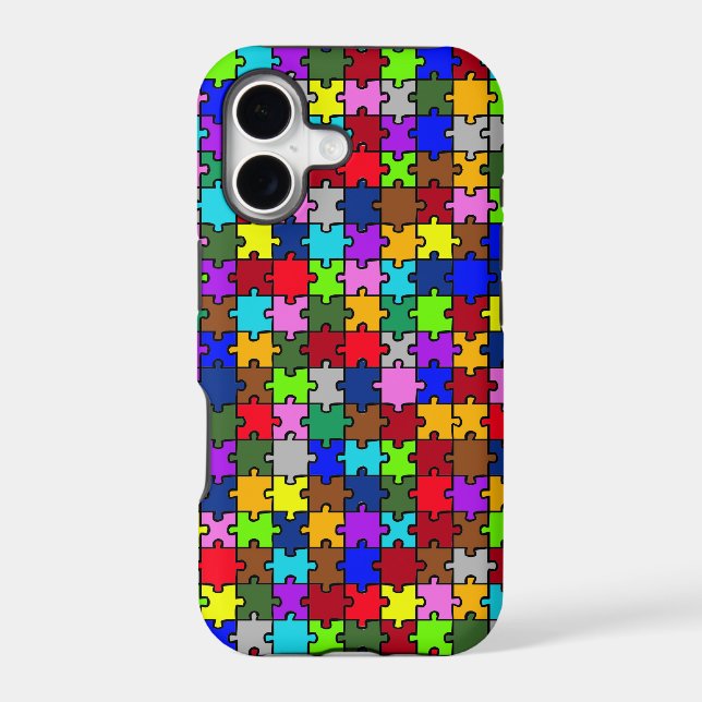 Autistic Jigsaw Iphone Case (Back)