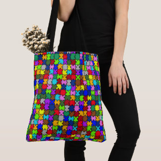 Autistic Jigsaw Tote Bag