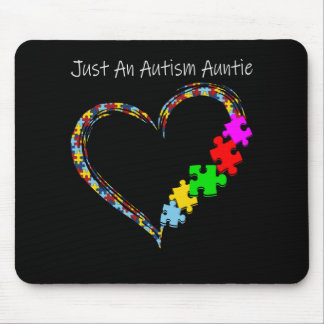 Autistic | Just An Autism Auntie Mouse Pad