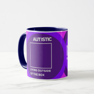 Autistic Living Outside the Box Coffee Mug