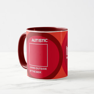 Autistic Living Outside the Box Coffee Mug