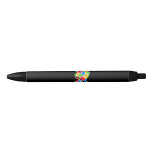 Autistic   Mom Baby Elephant World Autism Puzzle Pen