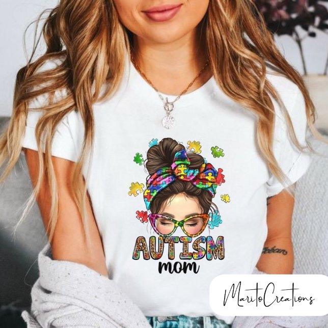 Autistic mum t-shirt, gifts for mum T-Shirt (Creator Uploaded)