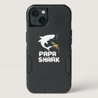 Autistic | Papa Shark Autism Awareness iPhone 13 Case